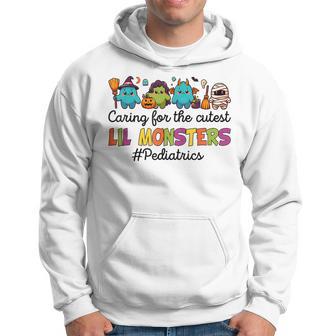 Halloween Vibes Pediatrics Caring For Cutest Lil' Monsters Hoodie - Thegiftio UK