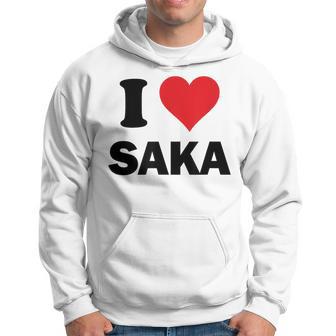 I Heart Saka Japan Love Japanese Souvenir Item Hoodie - Thegiftio UK