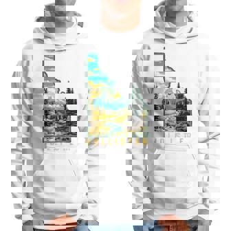 Hollister Idaho State Outdoor Nature Graphic Hoodie - Thegiftio