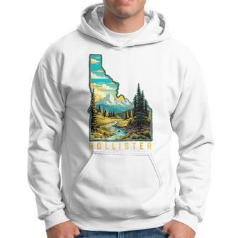 Hollister Idaho State Outdoor Nature Graphic Hoodie - Thegiftio UK