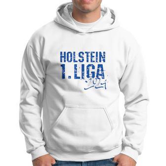 Holstein Football Kicken Fan Kiel Stadium Blue Blue Kapuzenpullover - Seseable