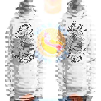 Hot Dog Adult Pun Sun's Out Buns Out Hoodie - Monsterry