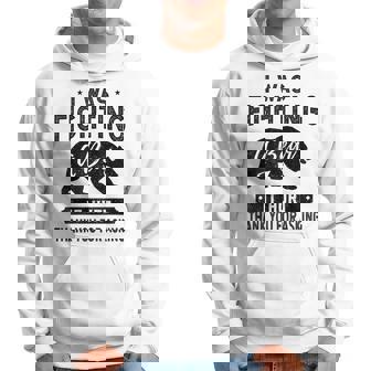 It Hurt Get Well Soon I Was Fighting A Bear Hoodie - Thegiftio UK