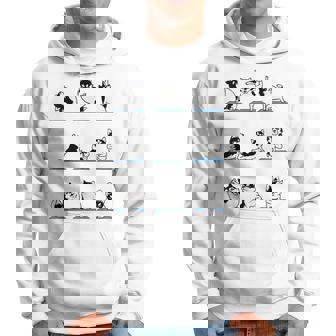Husky Yoga Asana Pose Meditation Hoodie - Monsterry