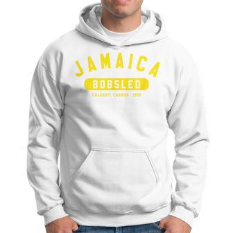 Jamaican Bobsled Team 1988 Vintage Jamaica Flag Retro Reggae Hoodie - Thegiftio UK