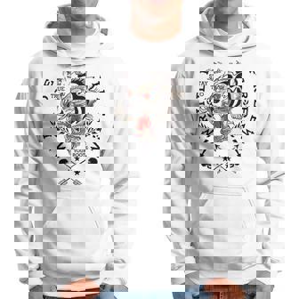Japanese Tattoo Tiger Embroidery Style Animal Print Hoodie - Thegiftio UK