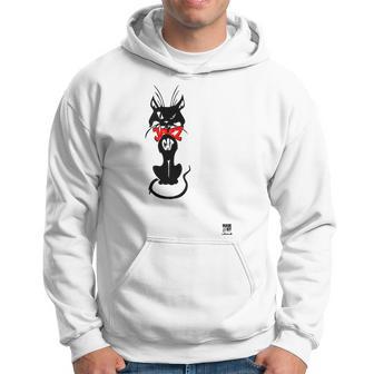 Jazz Cat Cool Music Apparel New York Hoodie - Monsterry