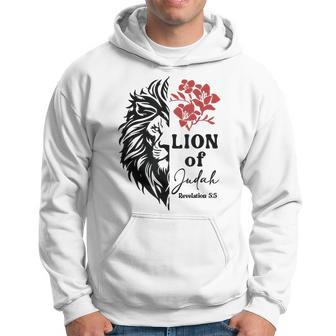 Jesus Lion Of Judah Faith God Christians Hoodie - Thegiftio UK