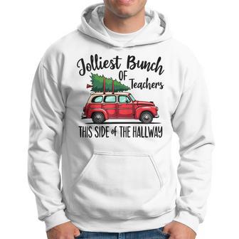 Jolliest Bunch Of Teachers This Side Of The Hallway Hoodie - Thegiftio UK
