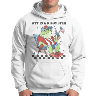 What Is A Kilometer Meme 4Th Of July Frog Hoodie - Thegiftio UK