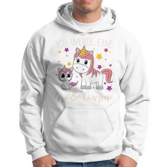 Kinder Ich Werde Große Cousin Unicorn Idea Cousin Kapuzenpullover - Geschenkecke