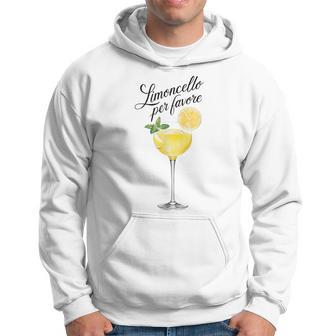 Limoncello Per Favore Italy Italian Lemon Gray Kapuzenpullover - Geschenkecke