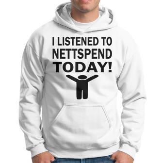 I Listened To Nettspend Today Concert Tour Music Hoodie - Thegiftio UK