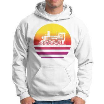 Locomotive Retro Style Vintage Hoodie - Thegiftio UK