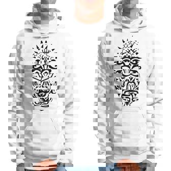 Maorí Polinesio Tatuaje Haka Dance Mascarilla Cabeza Sudadera - Regaloses
