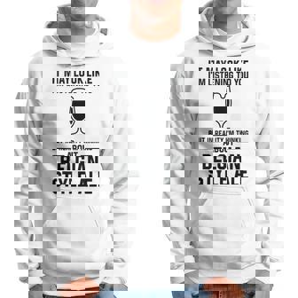 It May Look I'm Listening Drinking Beer Belgian-Style Ale Hoodie - Monsterry