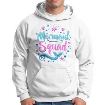 Mermaid Squad Birthday Party Daughter Hoodie - Thegiftio UK