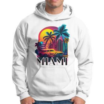 Miami Floridaibrant Colorful Miami Souvenir Kapuzenpullover - Geschenkecke