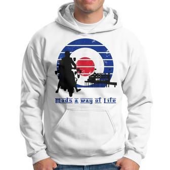 Mod Scooter Raf Roundel Hoodie - Thegiftio UK