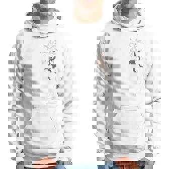 Monkey In A Palm Tree Looking At A Crescent Moon Sc Flag Hoodie | Mazezy