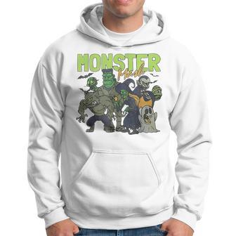 Monster Mash Vintage Ghost Halloween Hoodie - Thegiftio UK