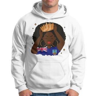 Montserrat Afro Melanin Montserratian Afro Hair Roots Hoodie - Thegiftio UK