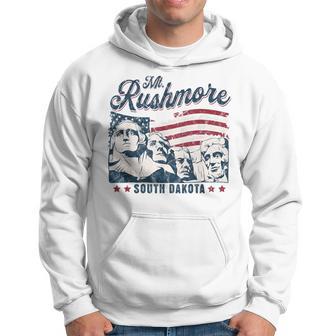 Mount Rushmore South Dakota Souvenir Usa Flag Mt Rushmore Hoodie - Thegiftio UK