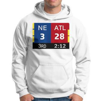 Ne 3 Atl 28 Football Final Comeback Brady Hoodie - Thegiftio UK