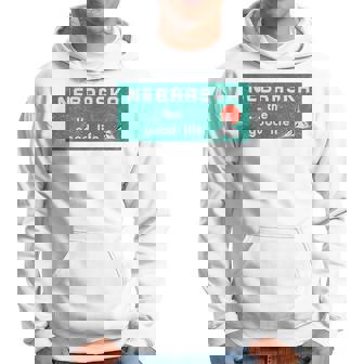 Nebraska The Good Life Vintage Distressed Hoodie - Thegiftio UK