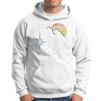 Not All Those Who Wander Are Lost Vintage Weathered T Hoodie - Thegiftio UK