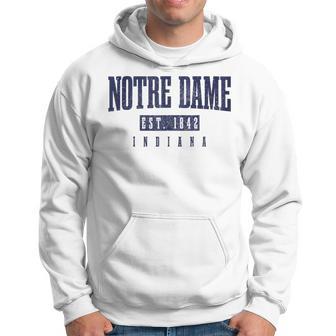 Notre Dame Indiana Est 1842 Vintage Pride Hoodie - Thegiftio UK