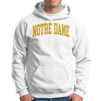 Notre Dame In Retro S & Hoodie - Thegiftio UK