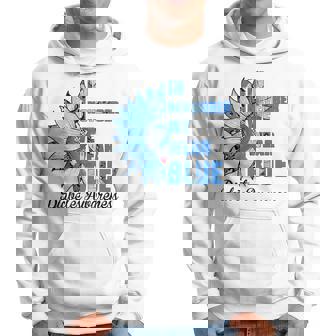 In November We Wear Blue Diabetes Awareness Blue Ribbon Hoodie - Monsterry