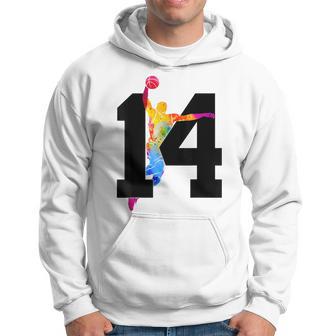 Número 14 Balón De Basket 14 Sudadera - Regaloses