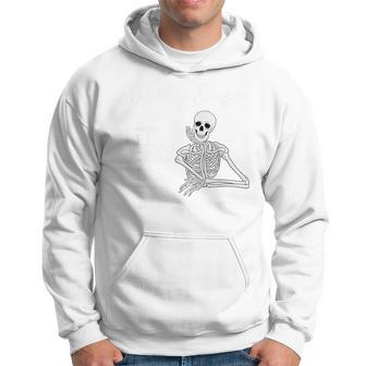 Nursing School Student Halloween Skeleton For Spooky Season Hoodie - Thegiftio UK