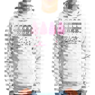 In October We Wear Pink Ghosts Halloween Breast Cancer Hoodie - Seseable