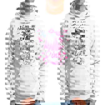 In October We Wear Pink Halloween Ghost Hoodie | Mazezy