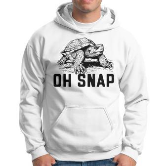 Oh Snap Snapping Turtle Ironic Animal Hoodie - Thegiftio UK
