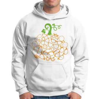 Optometry Tools Pumpkin Shape Pumpkin Glasses Halloween Hoodie - Thegiftio UK