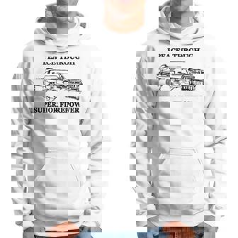 Peace Through Superior Firepower Retro 80'S Sci-Fi Hoodie - Thegiftio UK