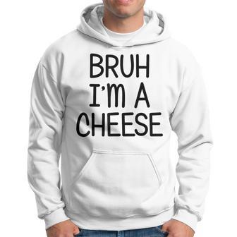 Pretend I'm A Cheese Lazy Halloween Costume Party Hoodie - Thegiftio UK