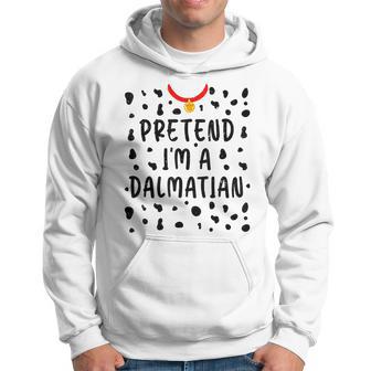 Pretend I'm A Dalmatian Lazy Halloween Costume Cute Hoodie - Thegiftio UK