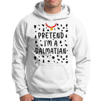 Pretend I'm A Dalmatian Lazy Halloween Costume Hoodie - Thegiftio UK