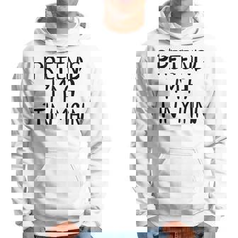 Pretend I'm A Tin Man Costume Family Group Lazy Halloween Hoodie - Monsterry