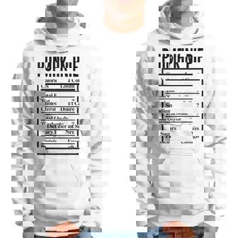 Pumpkin Pie Ingredients Food List Thanksgiving Christmas Hoodie - Monsterry