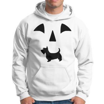 Pumpkin Scottie Dog Halloween Hoodie - Thegiftio UK