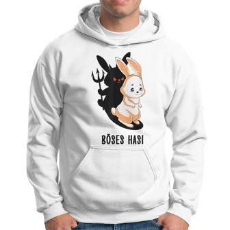 Rabbit Angel Rabbit Devil Angel Devil Evil Hasi Kapuzenpullover - Geschenkecke