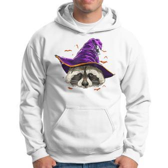 Raccoon Witch Hat Halloween Raccoon Whisperer Hoodie - Thegiftio UK