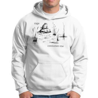 Rage Consumes Me Frog Hoodie - Thegiftio UK