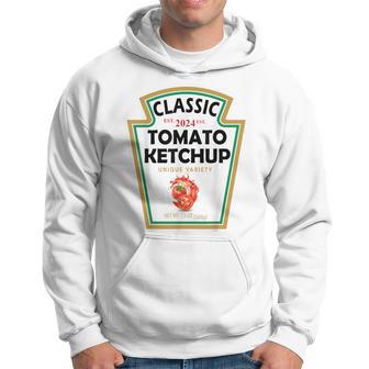 Red Ketchup Diy Halloween Costume Matching Group Ketchup Hoodie - Thegiftio UK